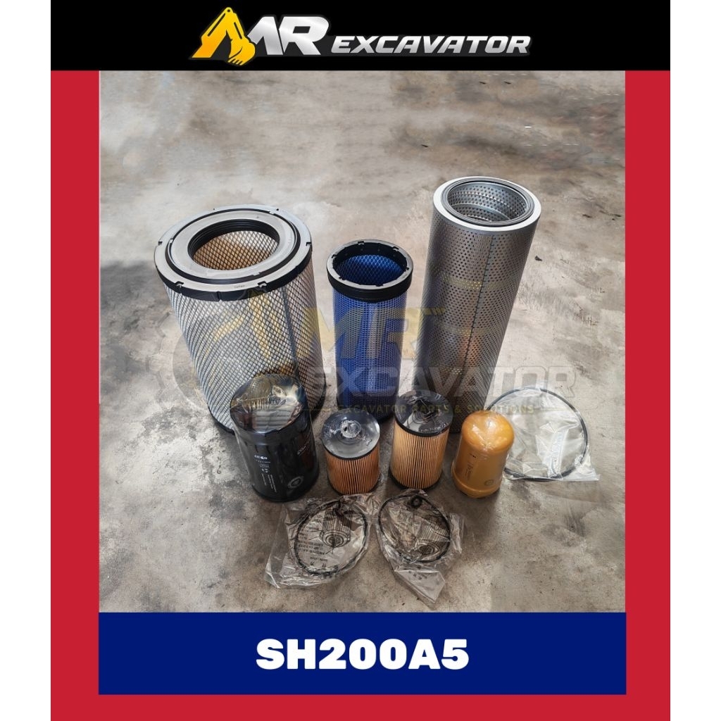 Sumitomo SH200 SH200A5 SH210A5 SH240A5 SH200-5 SH210-5 SH240-5 Excavator กรองน้ํามันไฮดรอลิก Air Pen