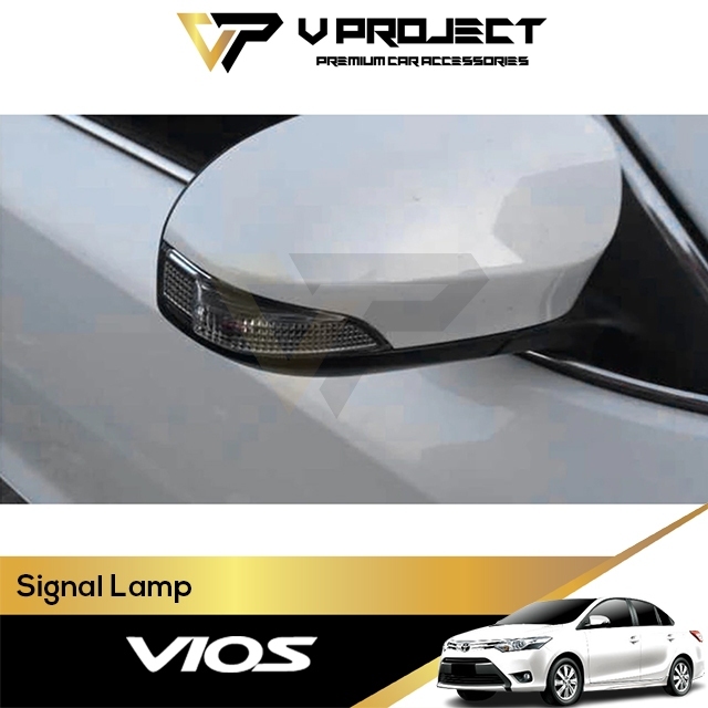 Toyota Vios (3rd Gen) โคมไฟสัญญาณเฉพาะไฟสัญญาณ 2013-2019 XP150 NCP150 3rd VProject อุปกรณ์ตกแต่งรถยน