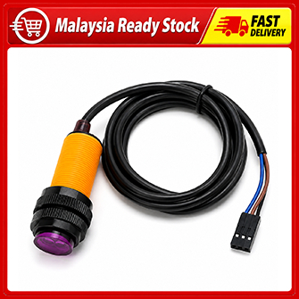 E18-D80NK เซ็นเซอร์อินฟราเรดแบบปรับได้ 3-80cm