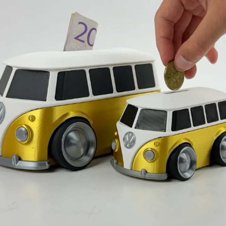 VW BUS - PIGGY BANK โดย Harace Protoworks