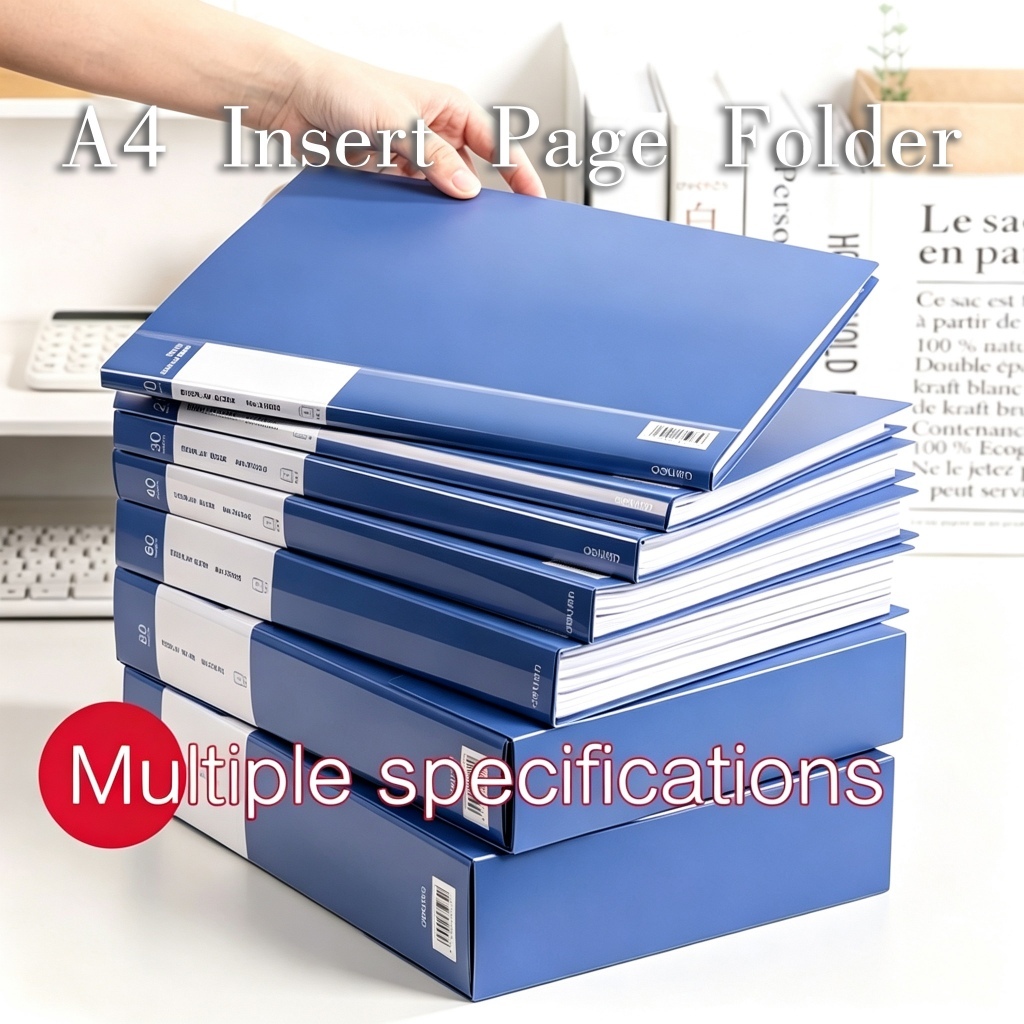A4 Clear Holder Book Colourful Display Folder Clear Holder File Fail Office Document Pocket File