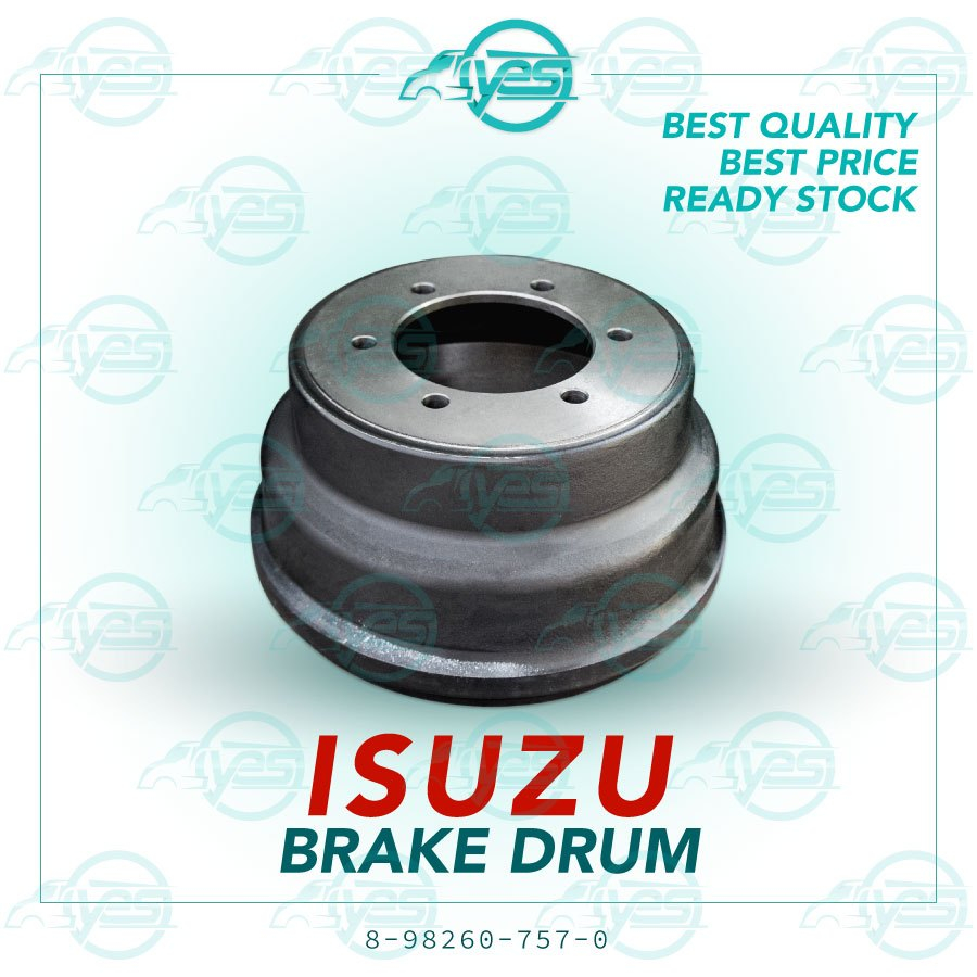 ISUZU NPR NLR PRO RR เบรค DRUM 3" 6H TRUCK LORRY 8-98260-757-0