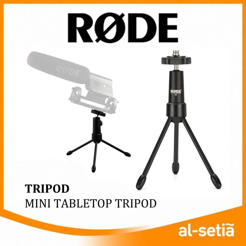 RODE TRIPOD MINI TRIPOD STAND - ไมโครโฟนที่ติดตั้งอุปกรณ์เสริมกล้อง (9007-TRIPOD)