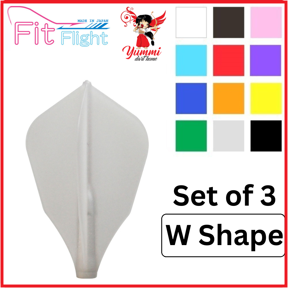 [COSMO] FIT FLIGHT SET OF 3 DART FLIGHT - W SHAPE