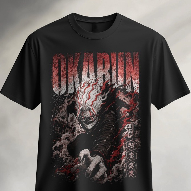 Baju Okarun Dandadan Unisex Cotton 100%