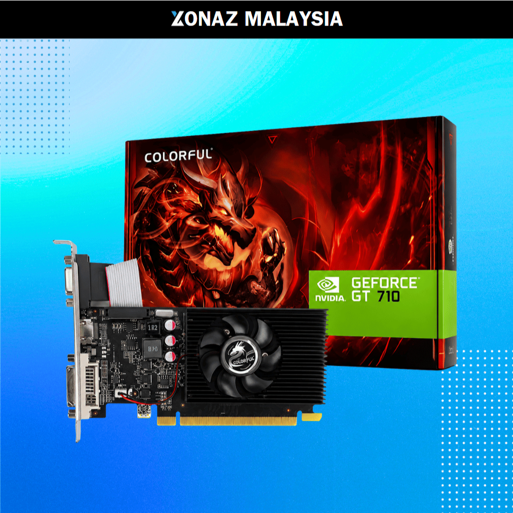COLORFUL GEFORCE GT 710 2GB DDR3 กราฟิกการ์ด