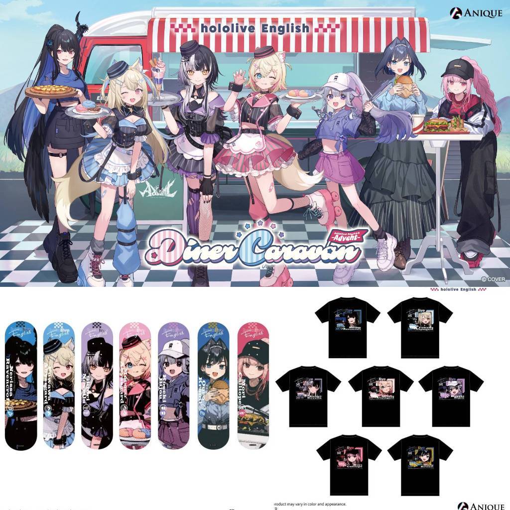 [PO 10/1] hololive English Diner Caravan feat Nerissa, Shiori, Bijou, Kronii, Fuwawa, Mococo, Callil