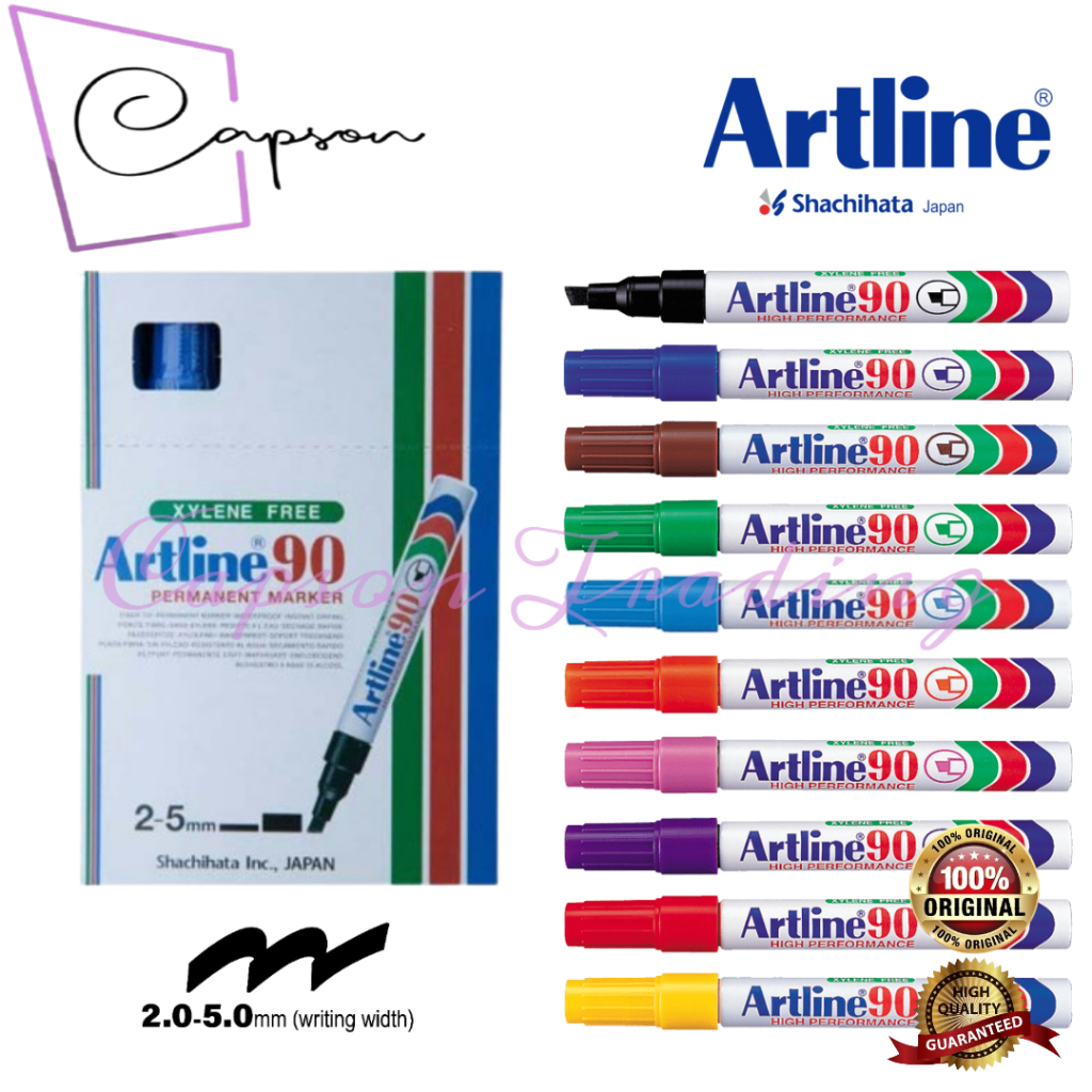 Artline 90 ปากกามาร์กเกอร์ถาวรประสิทธิภาพสูง (EK-90 )