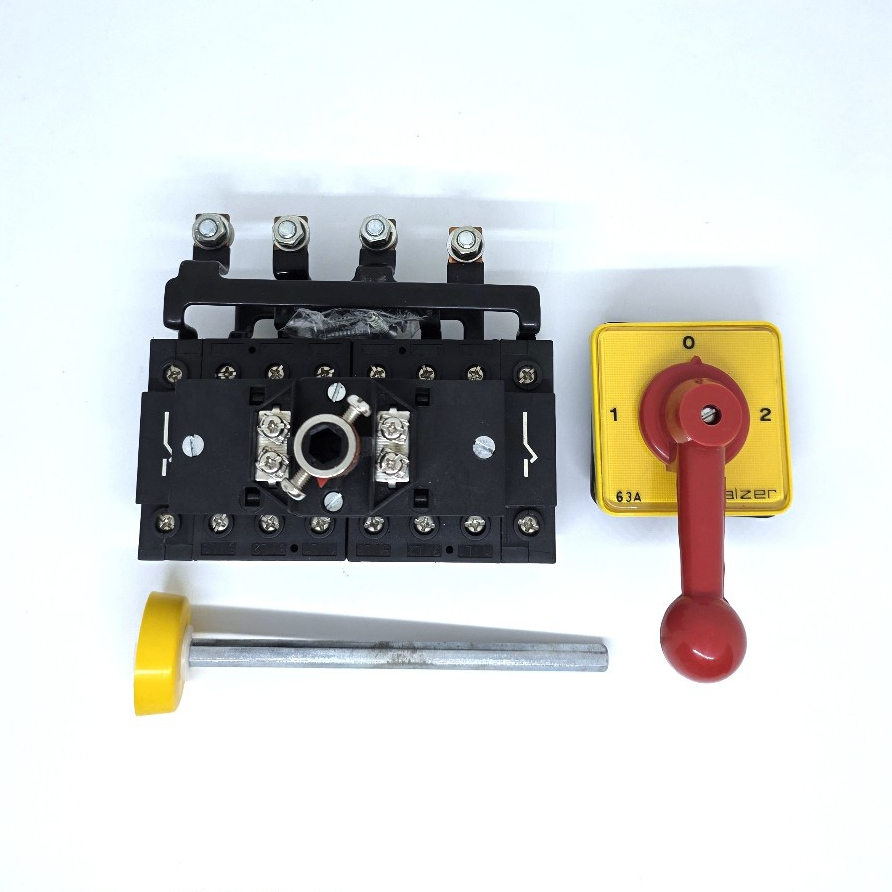 SALZER CHANGEOVER SELECTOR SWITCH 63A 4P 1-0-2