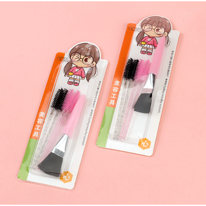 ชุดแปรงแต่งหน้า 5 ชิ้น - ชุดเครื่องมือเสริมความงามขนตาและคิ้ว Spoolie Mascara Wand (สีสุ่ม)