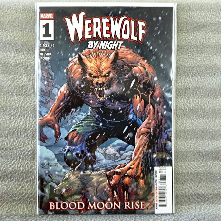 Werewolf by Night Blood Moon Rise (One-Shot Marvel Comics) Jason Loo, Michael Giacchino, David Messi