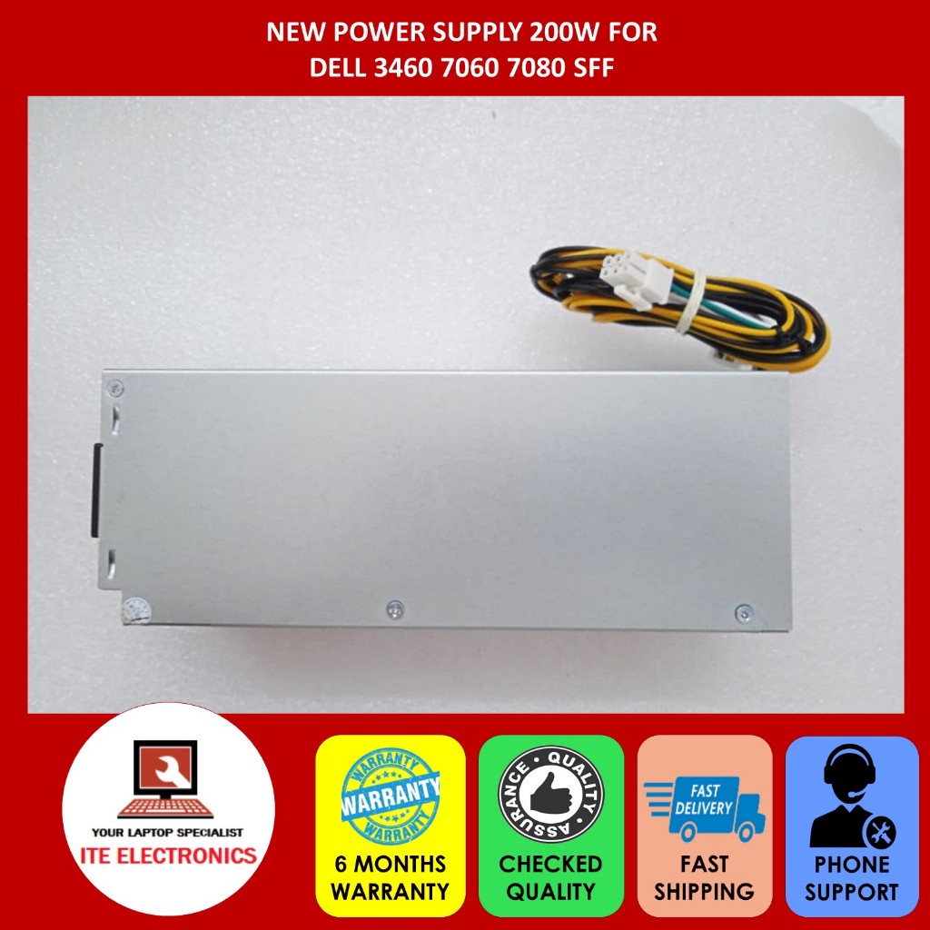 ใหม่ DELL 3460 7060 7080 SFF 200W PSU HK300-81PP HU200EBS-00