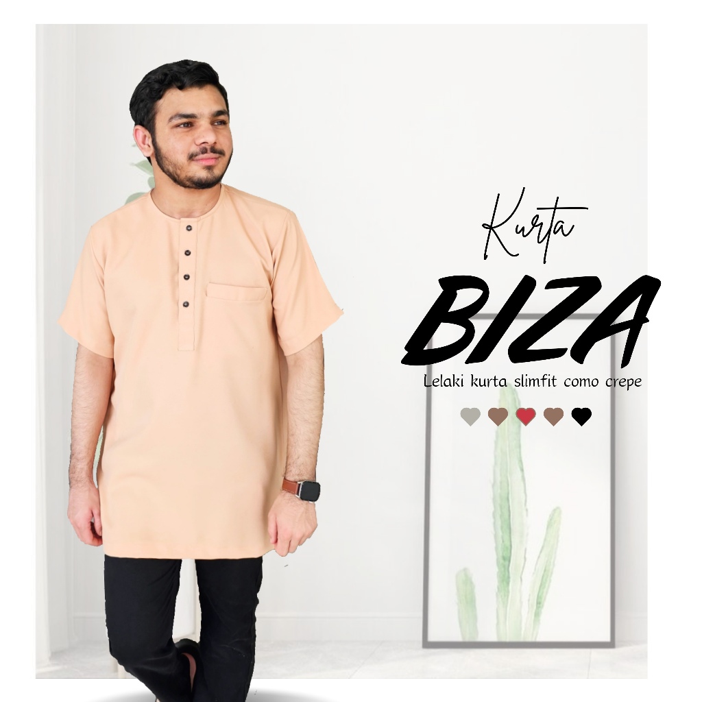 KURTA ALIAS SLIMFIT ผู้ชาย MALIMS COMO CRPE Man