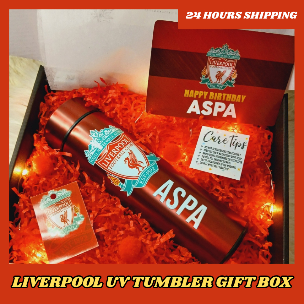 LIVERPOOL CUSTOM TUMBLER FLASK TERMOS MUG เซอร์ไพรส์ LIVERPOOL MERCHANDISE