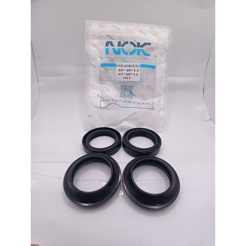 NOK 35X48X11 Yamaha YZ100 XT125 IT125 RT180 XT200 XT250 TZ350 RZ350 RD400 SR500 ด้านหน้า FORK ซีลน้ํ