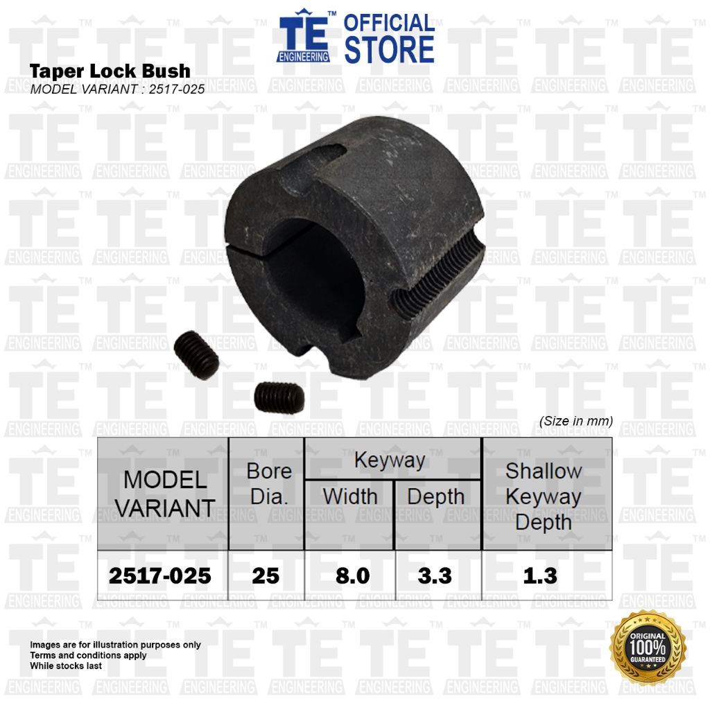 2517 25mm Taper Lock Bush ( TLB 2517-025 )