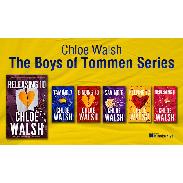 Boys of Tommen Series 6 Books Collection Set By Chloe Walsh (Binding 13, Keeping 13, Saving 6, Redee