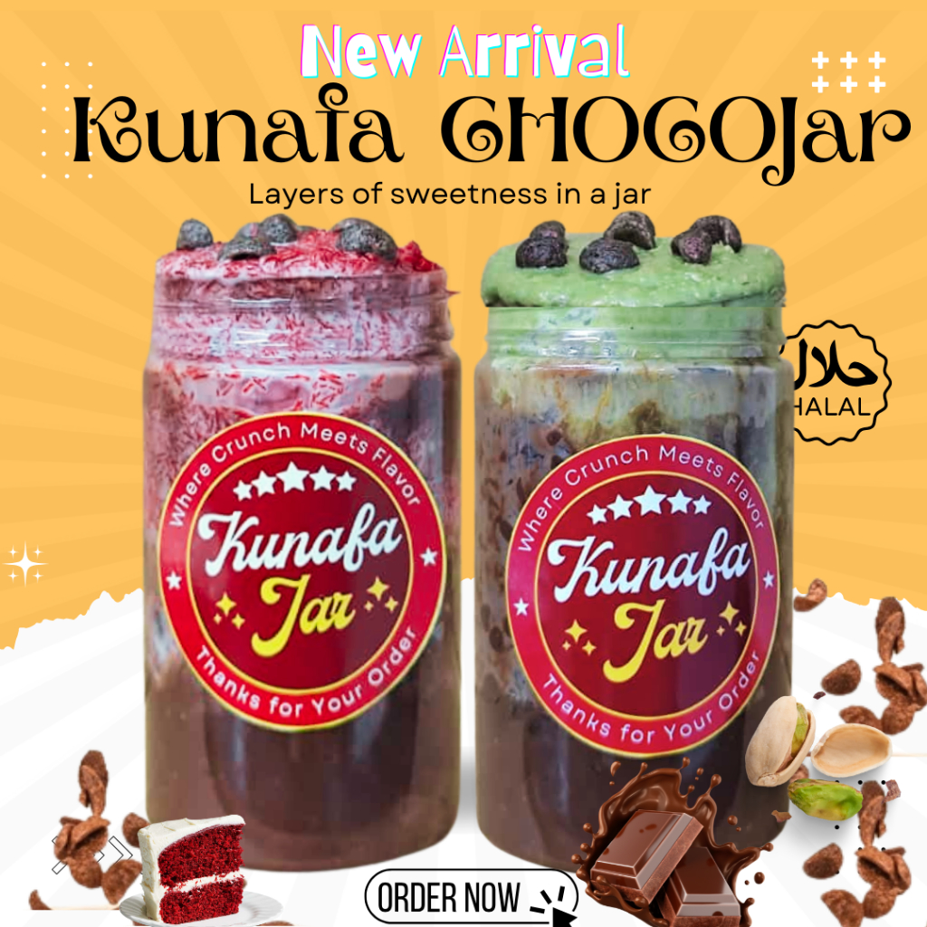 Kunafa Pistachio & กระปุกขนมหวานกํามะหยี่สีแดง – ช็อกโกแลตนมหรือไวท์ช็อกโกแลต