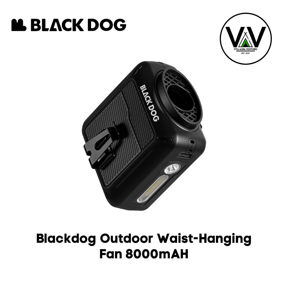 BLACKDOG พัดลมแขวนเอวกลางแจ้ง 8000mAH