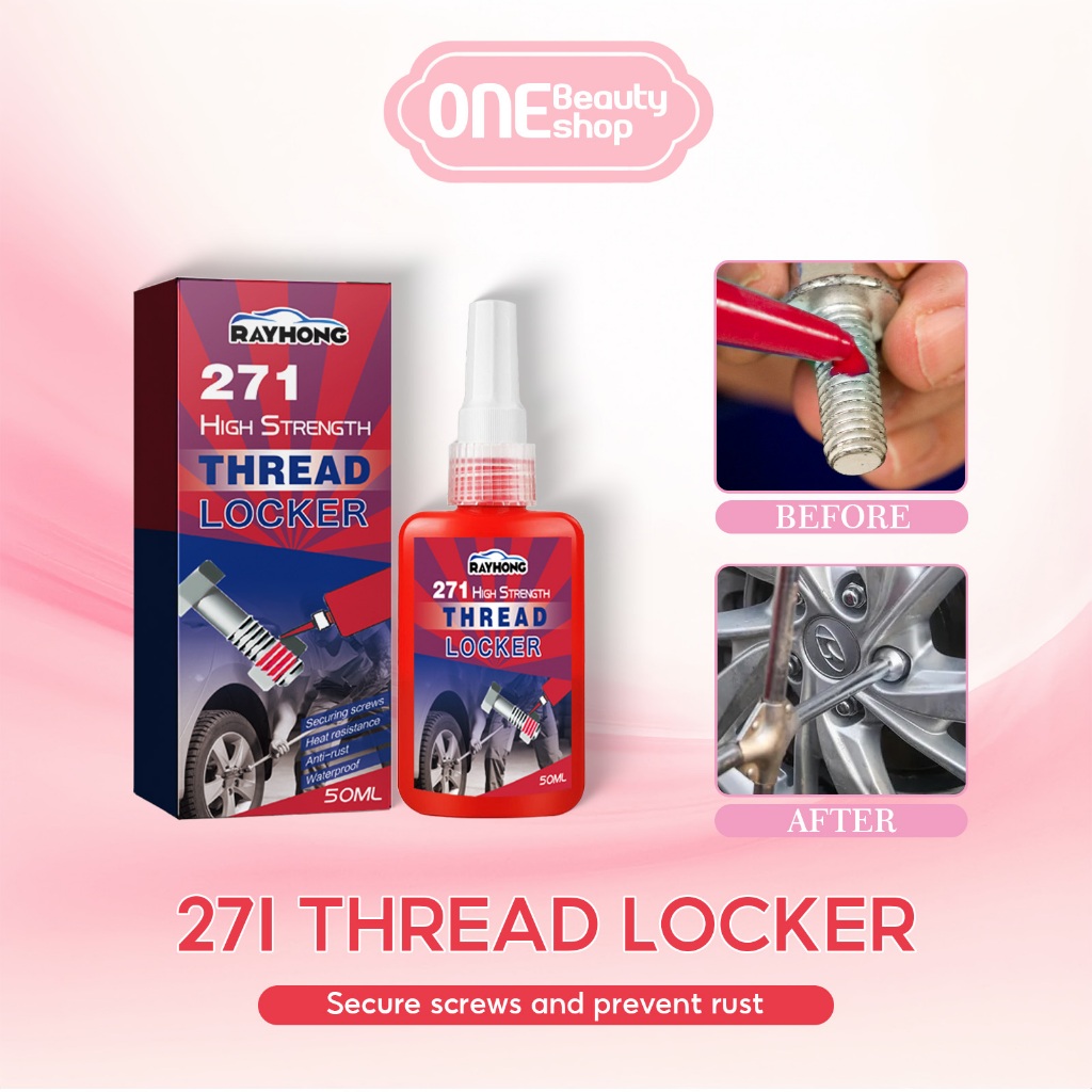 Rayhong 271 Thread Locker กาวความแข็งแรงสูงสําหรับสลักเกลียวถาวรและสกรูยึด