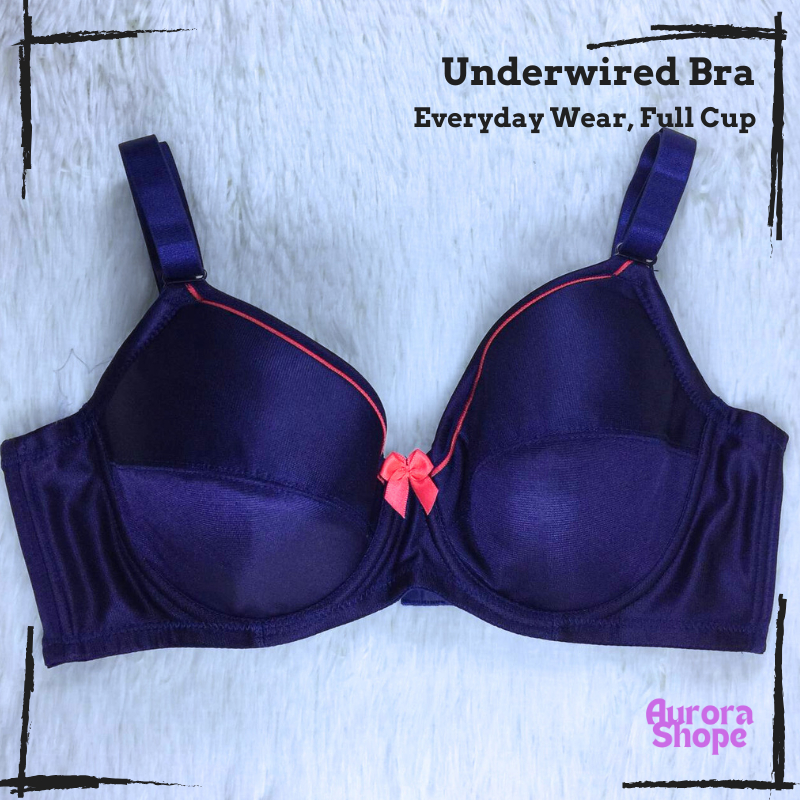 Aly Underwired สบาย Bra Full Cup Berdawai 34B-40C สีกรมท่า