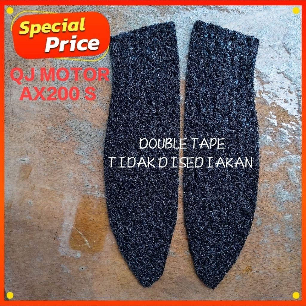 QJ MOTOR AX200 S CARPET FOOT REST CARPET (สีดํา)