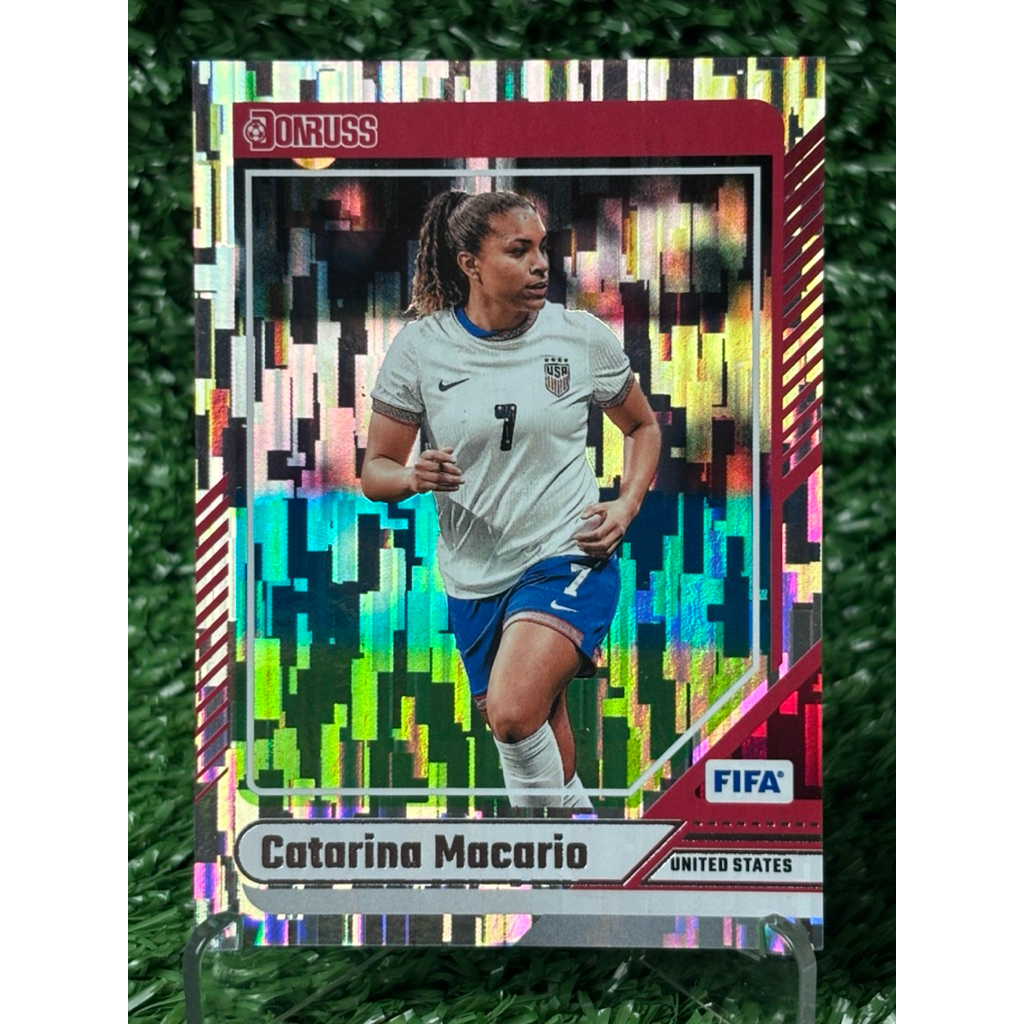 2024-25 Panini Donruss Soccer 167 Catarina Macario Holo Silver USA Chelsea Women [ของสะสม]