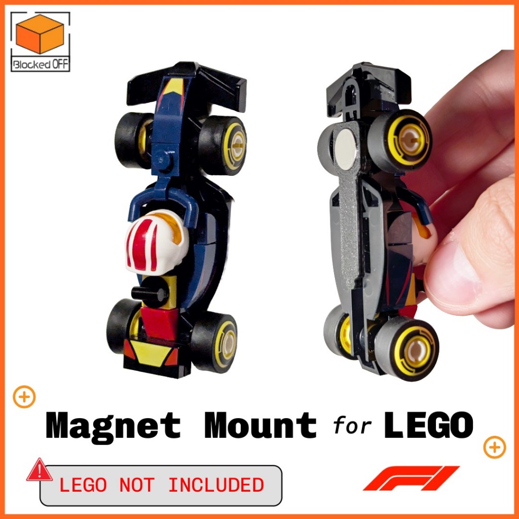 Magnetic Mount สําหรับ LEGO F1 Collectible Race Car (71049)