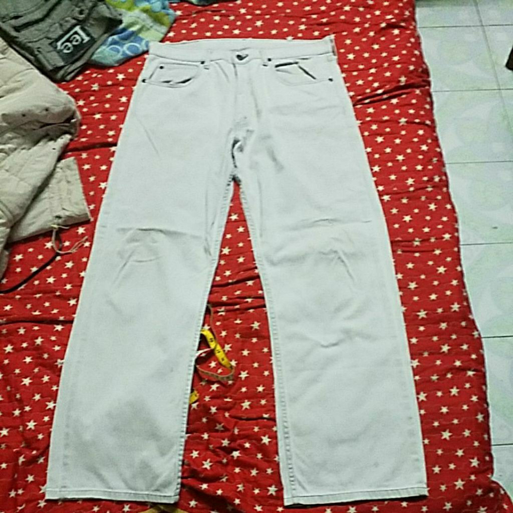BAGGY JEANS SIZE 34X40 INCH.KAKI 9 นิ้ว