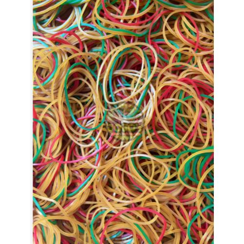 ยางรัดสีสันสดใส 50mm/ Getah colour Elastik / Elastic Band/ TIDAK MUDAH PUTUS/(500g/200gram/100gram)