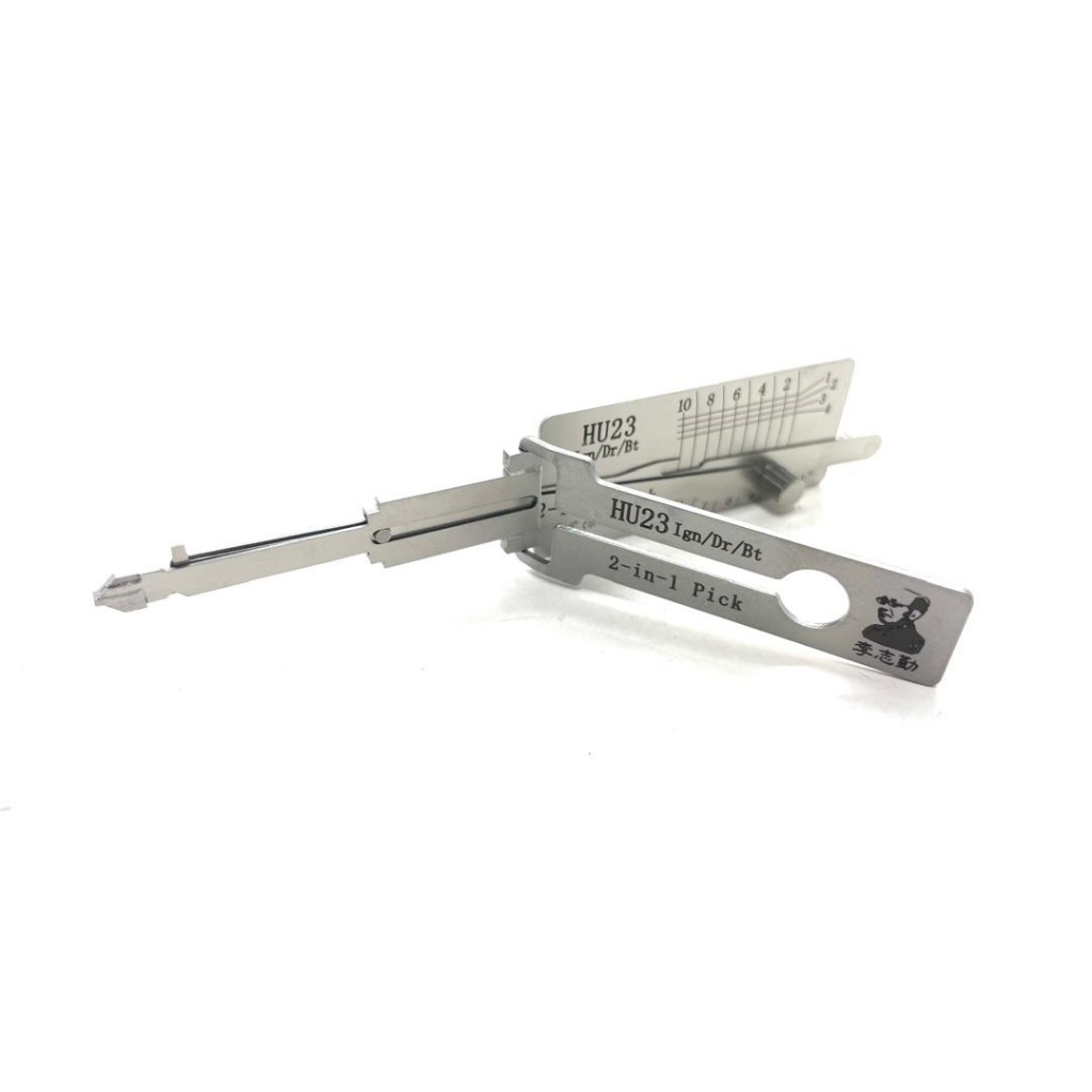 Lishi HU23 2-in-1 Lock Pick & ถอดรหัสเครื่องมือ Mercedes Classic จุดระเบิดประตู Boot