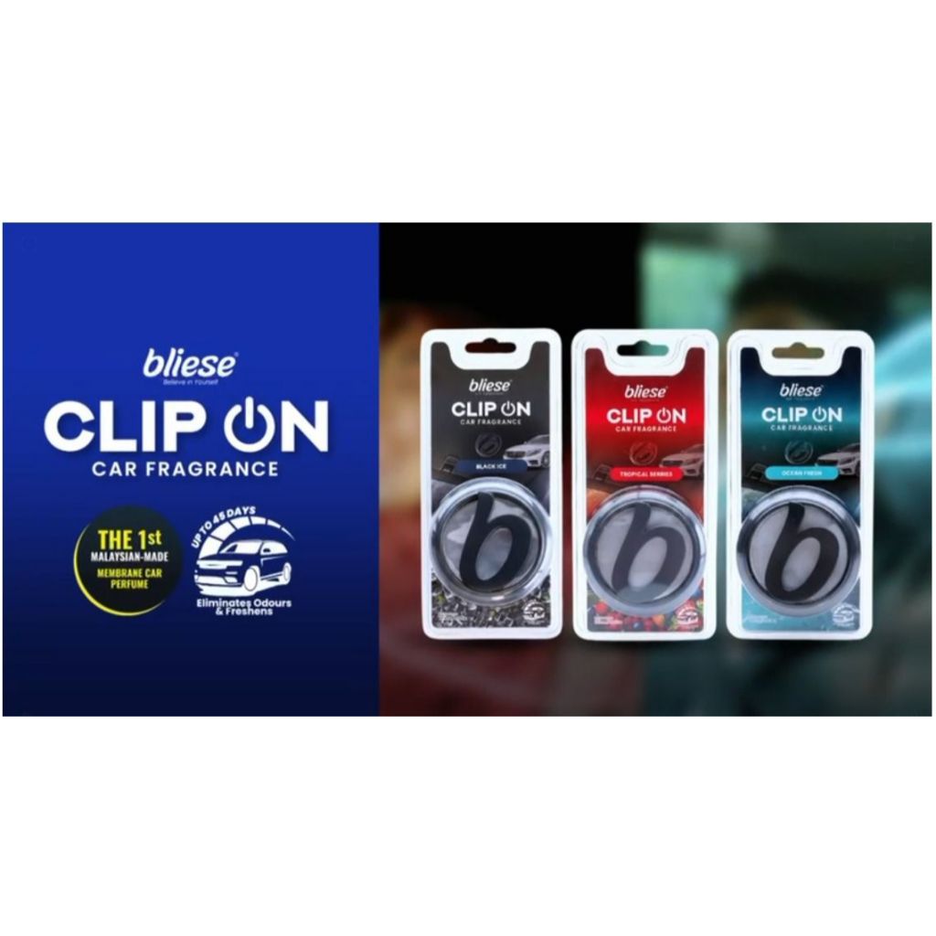 BLIESE CLIP ON Air Freshener Clip On Car Perfume Clip On Refill