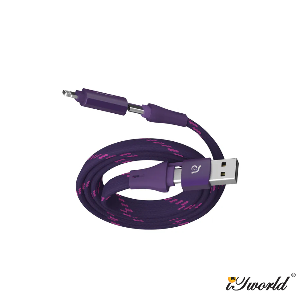 ADAM Elements PeAk MF401 4-in-1 60W สายชาร์จแบบแบนแม่เหล็ก