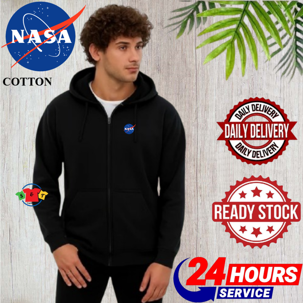 Hoodies NO ZIPPER unisex BLACK colour ONLY คุณภาพสูง HOODIES (NO ZIP) สีดํา