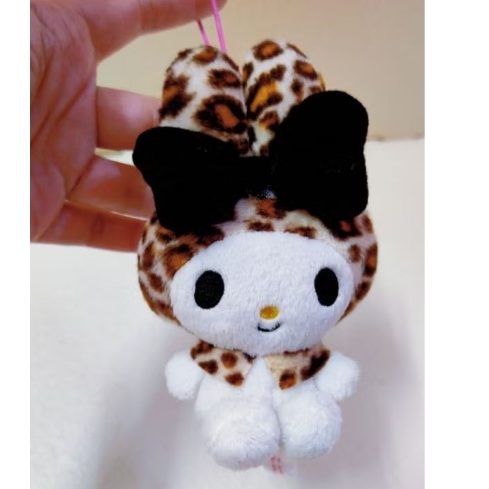 มาสคอตพิมพ์ลายเสือดาว Sanrio My Melody รุ่นลิมิเต็ด SKC39 พวงกุญแจสายโทรศัพท์ก่อนรัก