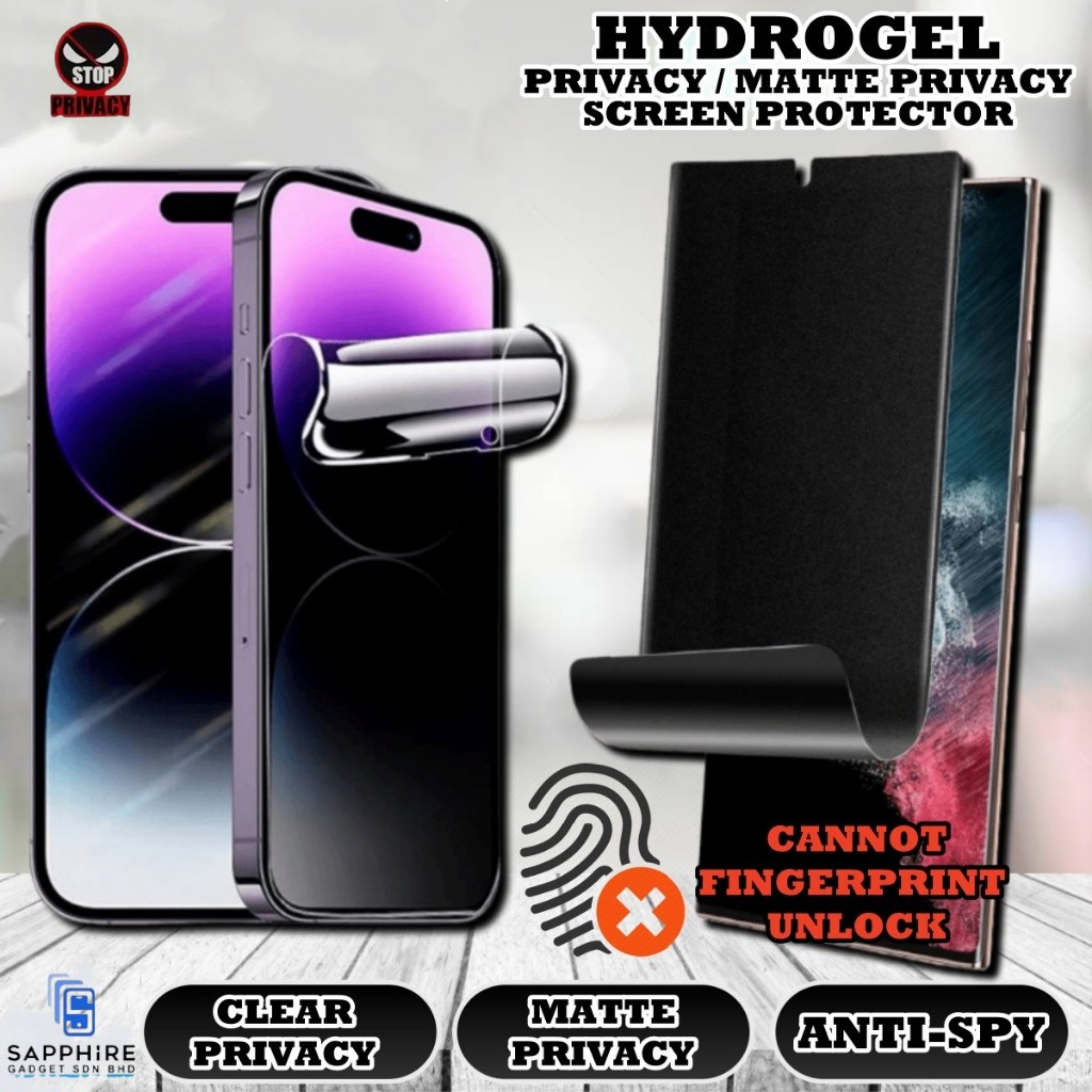 ฟิล์มกันรอยหน้าจอความเป็นส่วนตัว Hydrogel Matte สําหรับ Xiaomi 17 Pro Max / Mi 17 Pro / Mi 17
