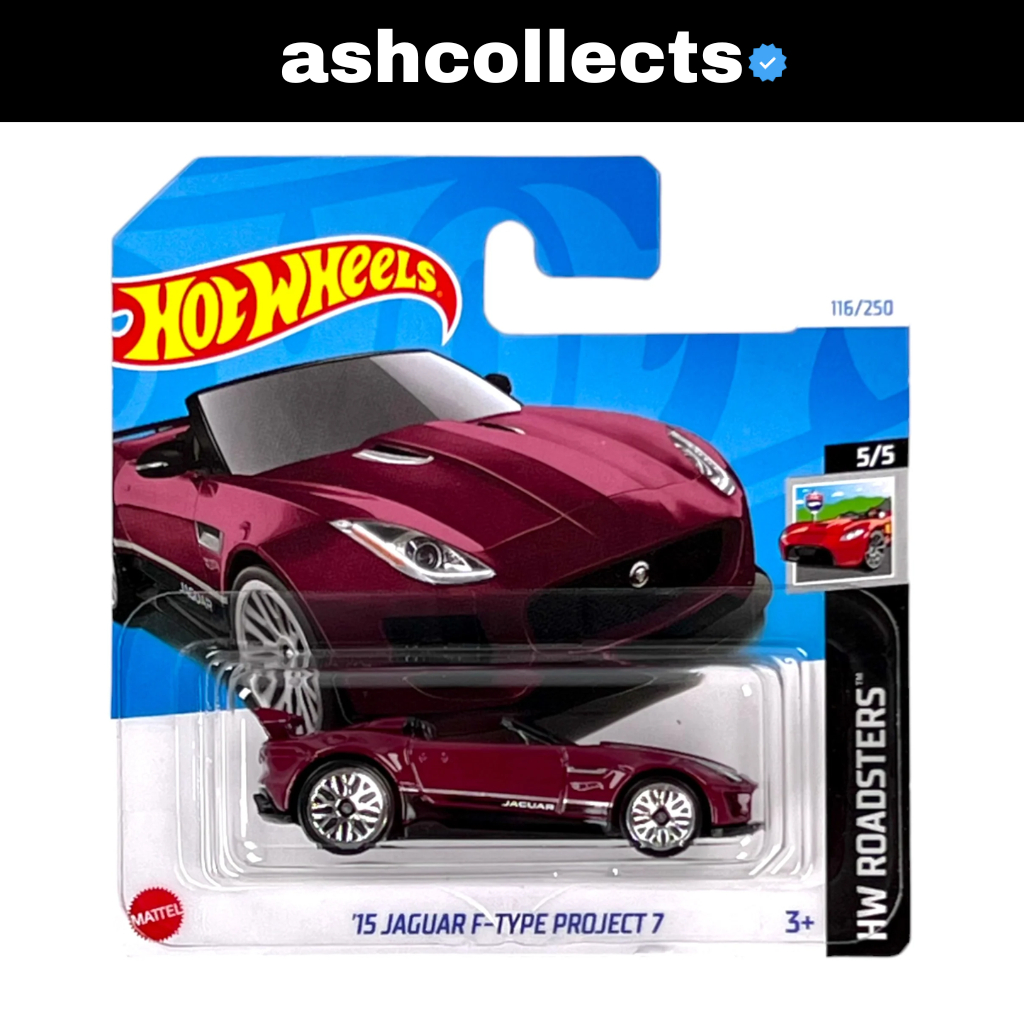 Hotwheels Shortcard Jaguar F Type Project 7 [ของสะสม]