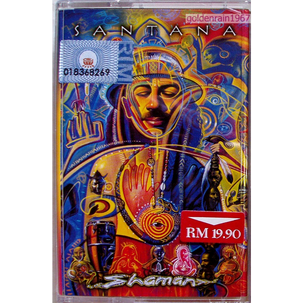 SANTANA - Shaman 2002 BMG MUSIC CASSETTE / TAPE (KASET) SEALED