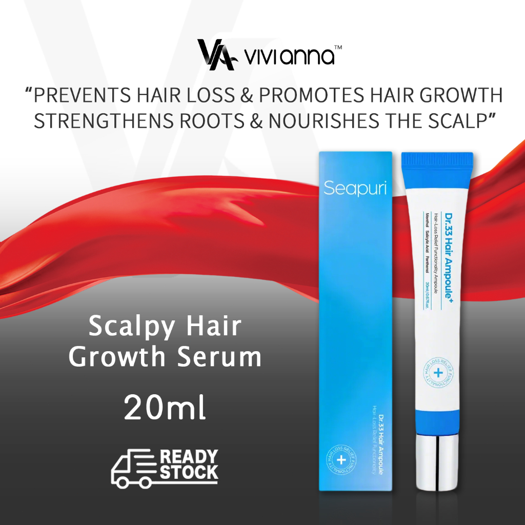 💕9 9 Dr.33 Scalp Seapuri Circle Asian Hair Growth Thin Hair Loss Scalpy Beard Eyebrow Growth