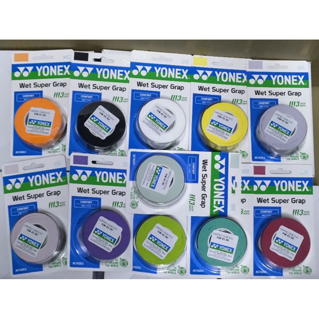 YONEX GRIP OVERGRIP AC102EX 3IN1 สีใหม่