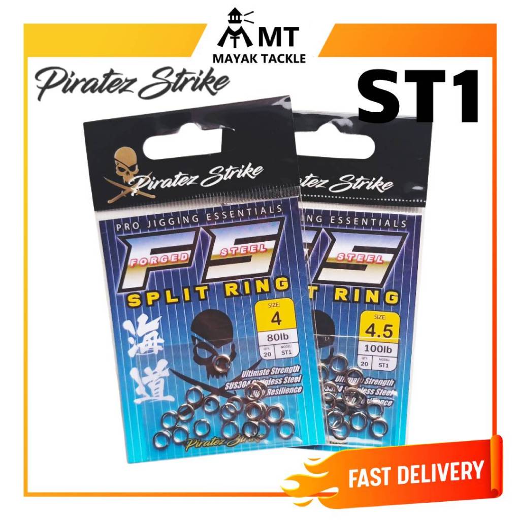 PIRATEZ STRIKE FORGED STEEL SPLIT RING ST1