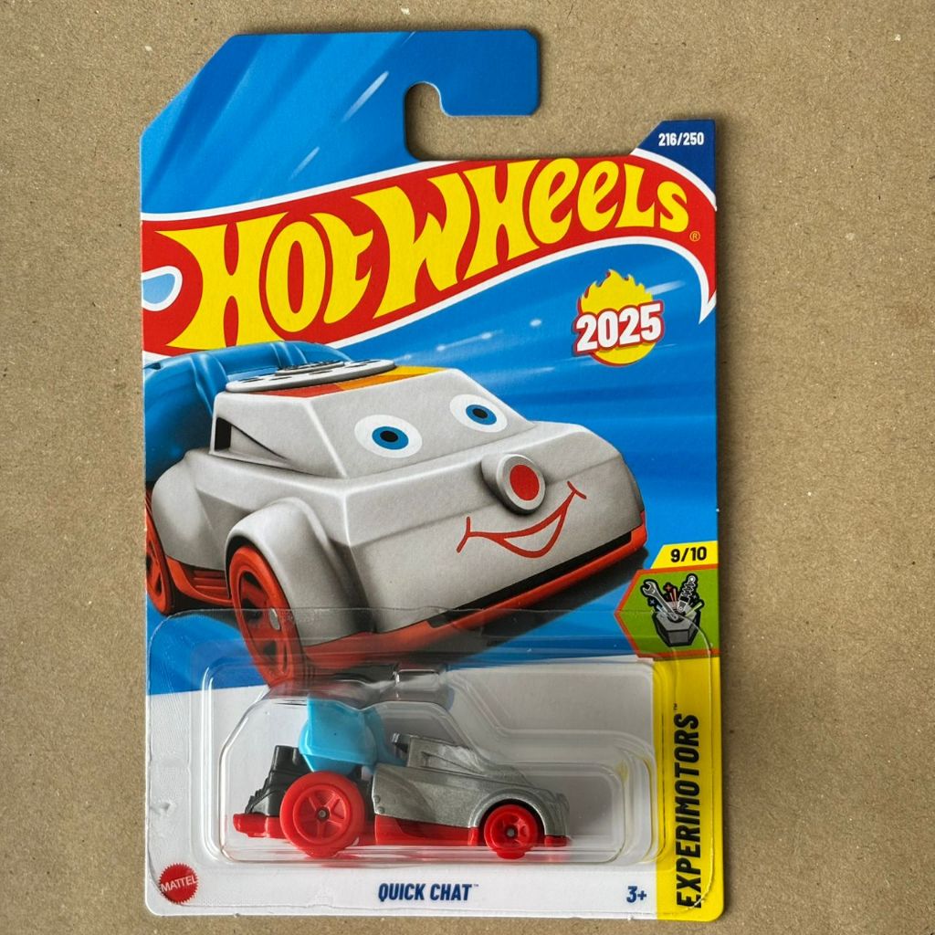 Hot Wheels Quick Chat - สีเทา ( 216/250 - 2025 Mix Q - EXPERIMOTORS 9/10 ) - ใหม่สําหรับ 2025