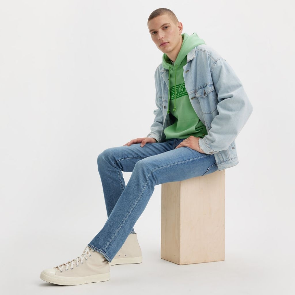 กางเกงยีนส์ Levis Mens 511 Slim Cotton 99%, 1% Elastane