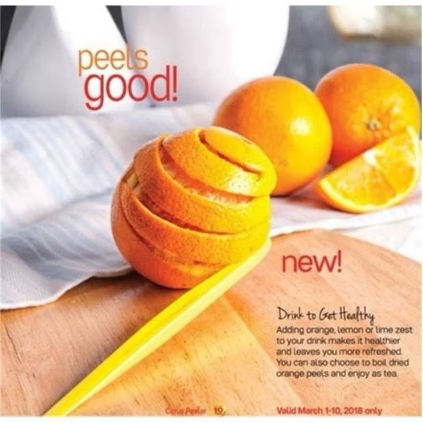 ..4757b* Tupperware Citrus Peeler (1pc) หรือ (10pcs)/Orange Peeler/Peelers - Limited Edition