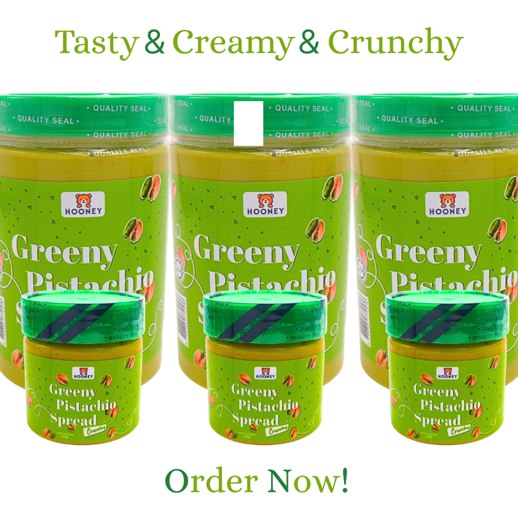 Greeny Delicious Pistachio Spread Crunchy { 175g , 500g }