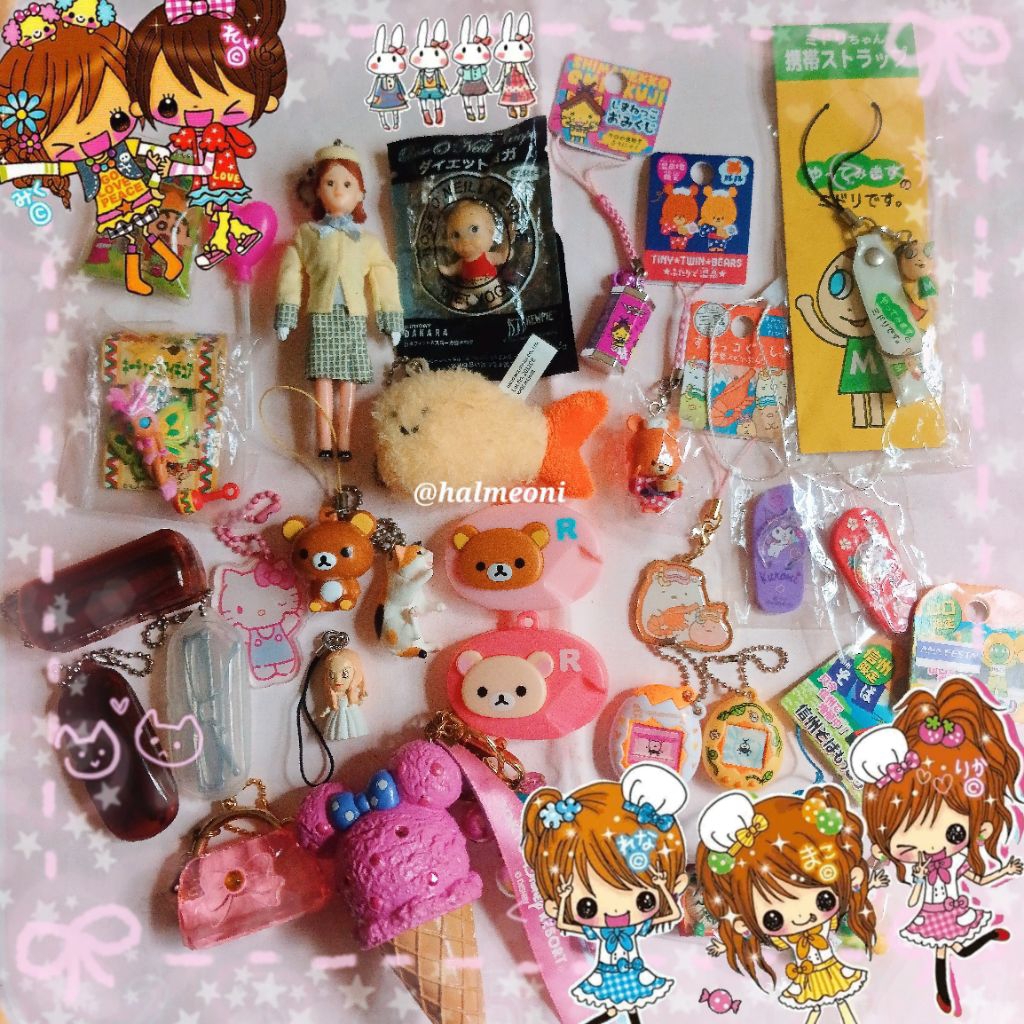 พวงกุญแจ Trinkets Gotochi ของญี่ปุ่น น่ารัก Heisei Retro