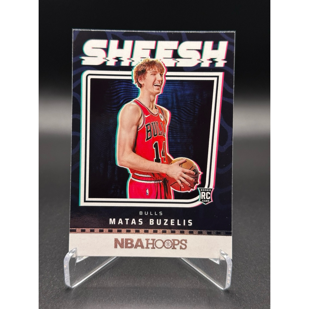 Panini NBA Card 24-25 NBA Hoops Eyes Buzelis RC Sheesh
