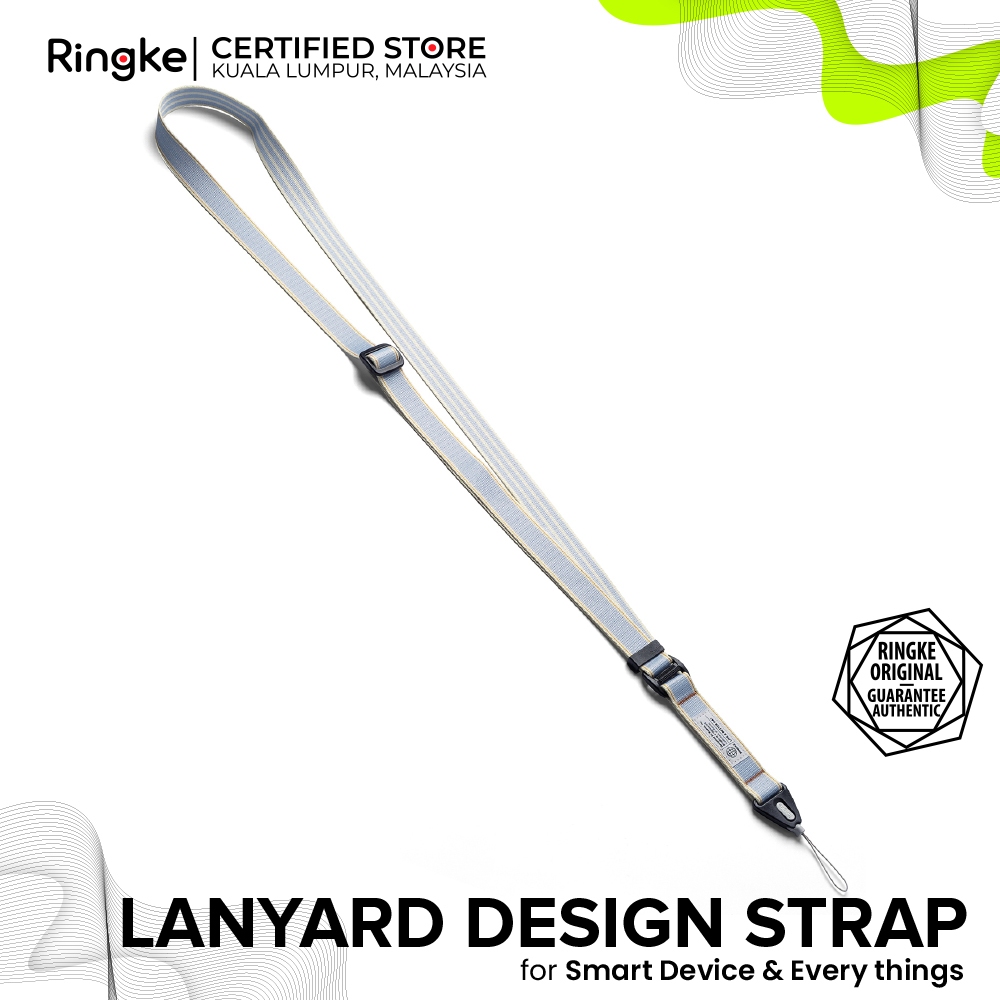 RINGKE LANYARD DESIGN สายรัดไหล่คอข้อมือมือออกแบบสําหรับเคสโทรศัพท์ กุญแจ กล้อง & ID QuikCatch Lanya