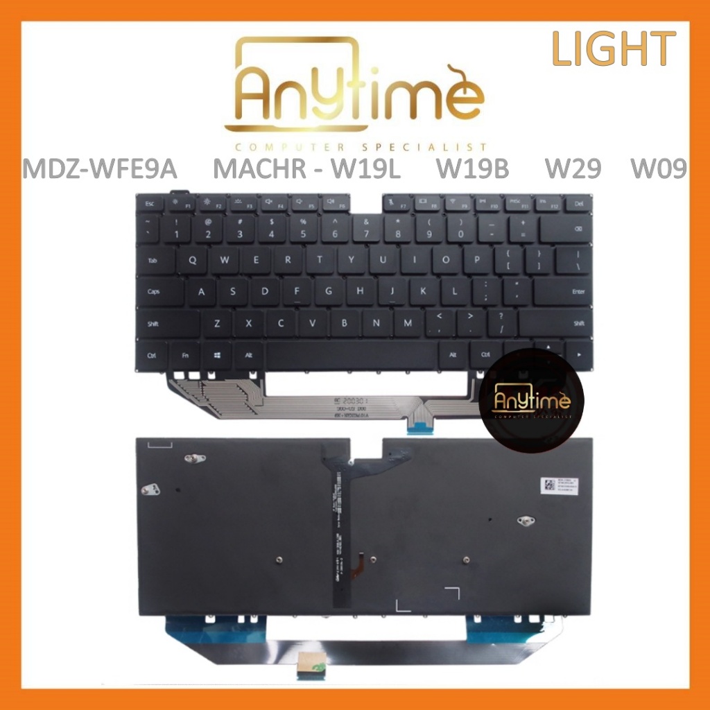 Huawei MateBook X Pro MDZ-WFE9A MACHC-WAE9LP MACH-W19C W29BL MACHD-WDH9 แป้นพิมพ์แล็ปท็อป