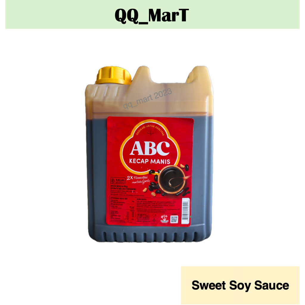 Kecap ABC 6กก. ABC Kicap Manis Dirigen ซีอิ๊วหวานธรรมชาติ Jerrycan